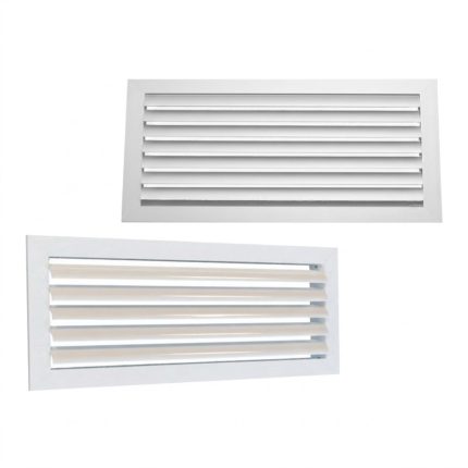 Grille de Ventilation à Ailettes Courbes — Casablanca, Maroc